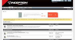 Desktop Screenshot of inceptionforums.com